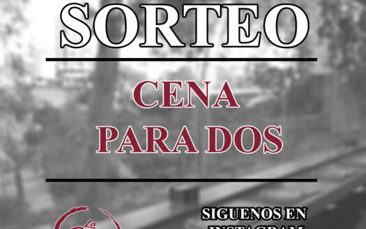 CELEBRANDO UN AÑO DE ÉXITOS ¡SORTEAMOS DOS CENAS PARA DOS PERSONAS!