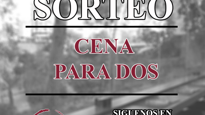 CELEBRANDO UN AÑO DE ÉXITOS ¡SORTEAMOS DOS CENAS PARA DOS PERSONAS!